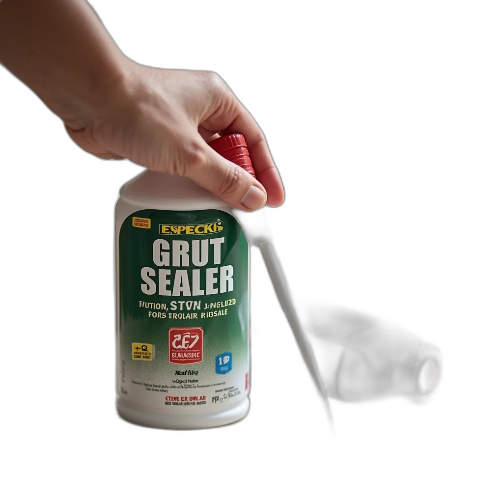food, person, hand, holding, bottle, grout, sealer, nozzle transparent PNG cut-out