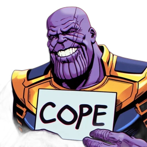 comic book art, concept art, animate, character, thanos, marvel, universe, sports transparent PNG cut-out