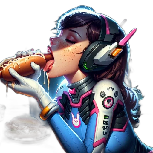 food, robot, weapon, concept art, cyberpunk, fantasy art, pixel art, neon lights transparent PNG cut-out
