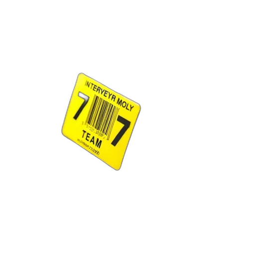 weapon, furniture, car, 3d render, close-up, tire, yellow, sticker transparent PNG cut-out