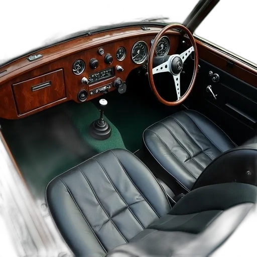 car, jacket, photorealistic, 3d render, concept art, interior, vintage, classic transparent PNG cut-out