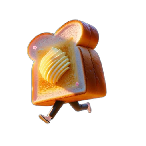 food, robot, hat, animal, 3d render, concept art, photorealistic, golden transparent PNG cut-out