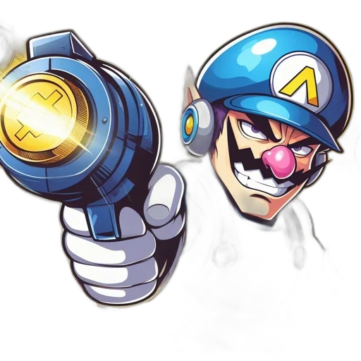 weapon, staff, mask, face, concept art, pixel art, 3d render, cartoon transparent PNG cut-out