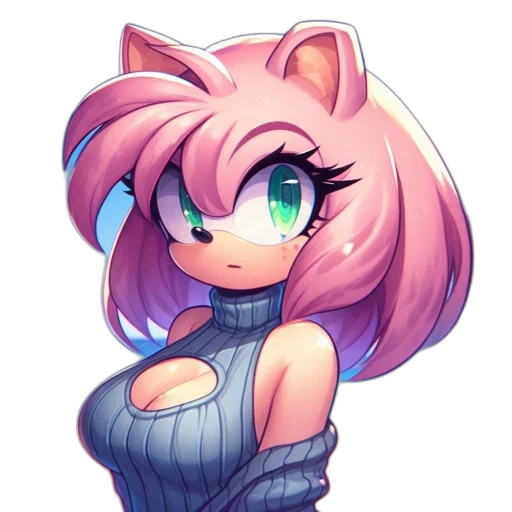 staff, dress, jacket, animal, pixel art, anime, cartoon, concept art transparent PNG cut-out