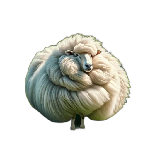 hair, creature, animal, mask, concept art, 3d render, photorealistic, fantasy art transparent PNG cut-out