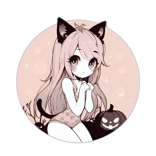 staff, dress, mask, anime, pixel art, cartoon, fantasy art, monochrome transparent PNG cut-out