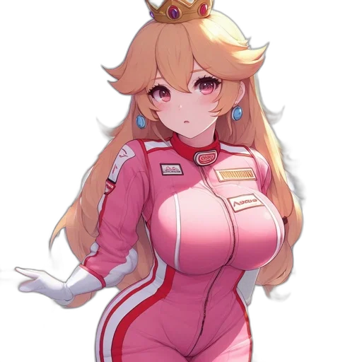 crown, staff, dress, robot, anime, pixel art, concept art, cartoon transparent PNG cut-out