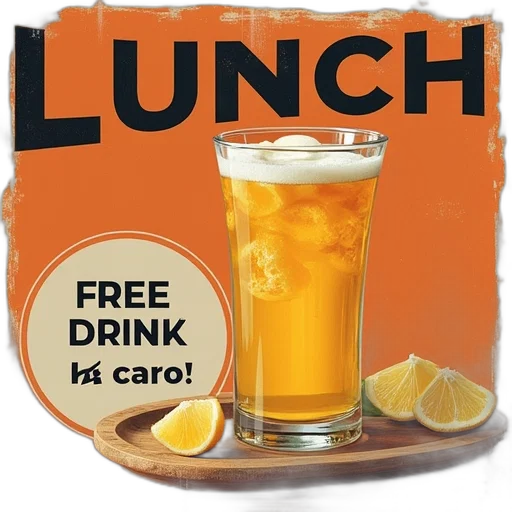 food, vintage, business, lunch transparent PNG cut-out