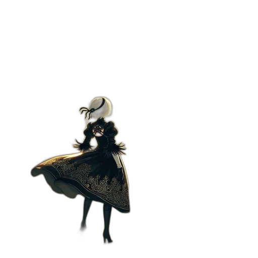 dress, hat, creature, robot, concept art, pixel art, fantasy art, 3d render transparent PNG cut-out