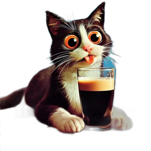animal, food, photorealistic, oil painting, fantasy art, pixel art, amusingly, expressive transparent PNG cut-out