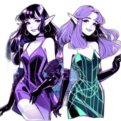 pixel art, concept art, vaporwave, fantasy art, dark, monochrome, colorful, neon transparent PNG cut-out
