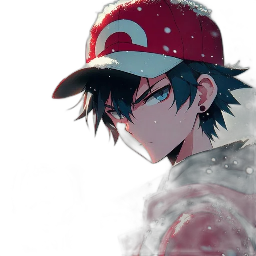 hat, face, mask, creature, anime, watercolor, pixel art, concept art transparent PNG cut-out