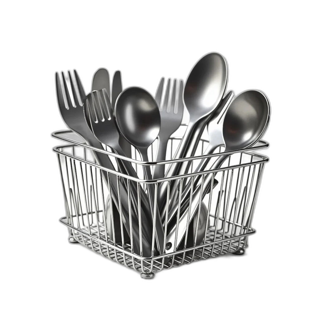 food, weapon, jewelry, 3d render, photorealistic, stainless, steel, wire transparent PNG cut-out