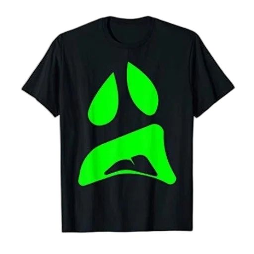 mask, face, staff, 3d render, concept art, green, neon, black transparent PNG cut-out