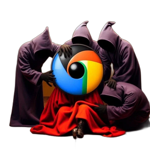 mask, jacket, robot, staff, 3d render, concept art, pixel art, dark transparent PNG cut-out