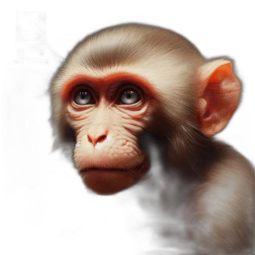 animal, face, staff, creature, photorealistic, 3d render, concept art, oil painting transparent PNG cut-out