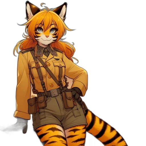 staff, jacket, weapon, animal, pixel art, concept art, anime, watercolor transparent PNG cut-out