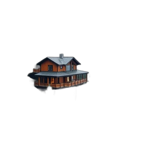 building, furniture, umbrella, 3d render, pixel art, concept art, photorealistic, fog transparent PNG cut-out