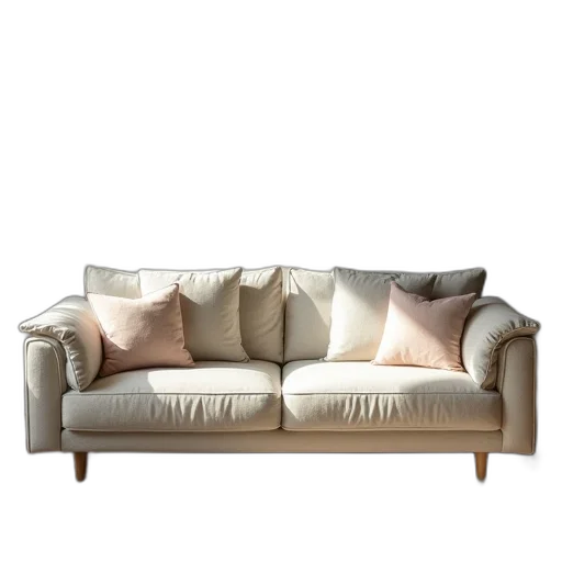 furniture, 3d render, photorealistic, earth tones transparent PNG cut-out