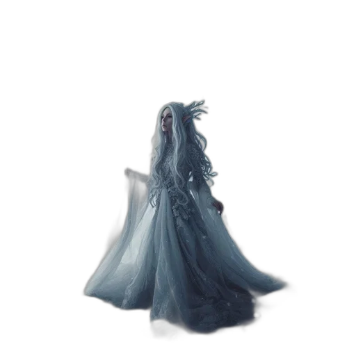 dress, creature, crown, dragon, concept art, fantasy art, watercolor, 3d render transparent PNG cut-out