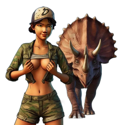 animal, weapon, creature, hat, concept art, fantasy art, pixel art, 3d render transparent PNG cut-out