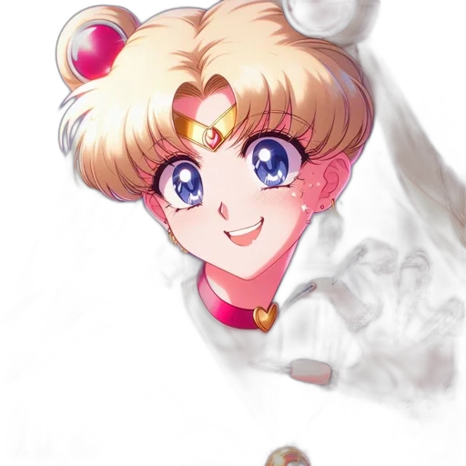 crown, weapon, face, anime, concept art, watercolor, pixel art, outer space transparent PNG cut-out