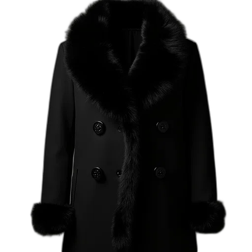 jacket, hat, dress, staff, 3d render, concept art, photorealistic, dark transparent PNG cut-out