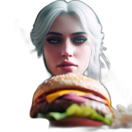 food, face, dragon, creature, concept art, fantasy art, photorealistic, pixel art transparent PNG cut-out