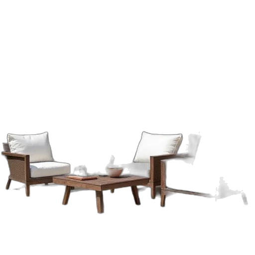 furniture, 3d render, photorealistic, concept art transparent PNG cut-out