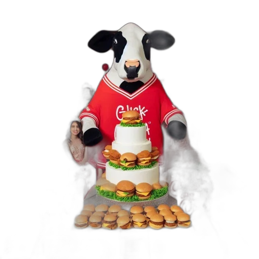 food, robot, animal, 3d render, concept art, festive, gathering, young transparent PNG cut-out