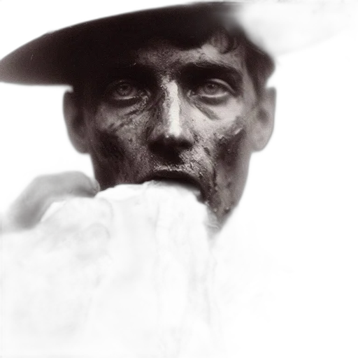 face, hat, mask, staff, photorealistic, concept art, oil painting, pencil sketch transparent PNG cut-out