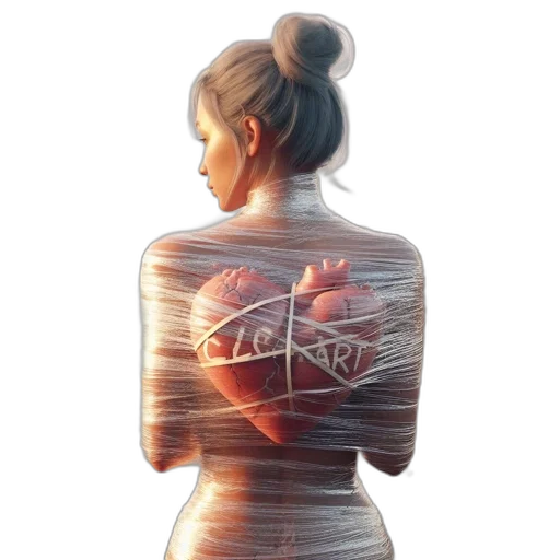 dress, jacket, robot, jewelry, concept art, fantasy art, cyberpunk, pixel art transparent PNG cut-out