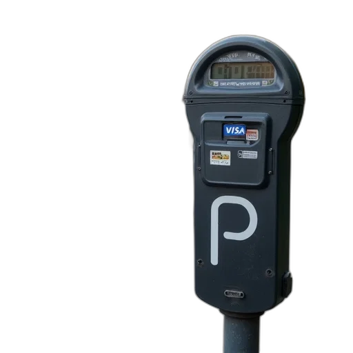 staff, car, robot, weapon, parking, meter, digital, display transparent PNG cut-out
