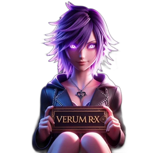 cyberpunk, fantasy art, concept art, pixel art, dark, animated, female, character transparent PNG cut-out