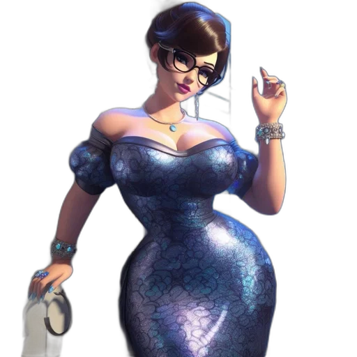 dress, weapon, staff, concept art, 3d render, cartoon, fantasy art, animated transparent PNG cut-out