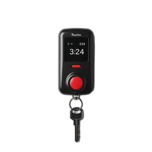 car, black, electronic, device, red, button, digital, display transparent PNG cut-out