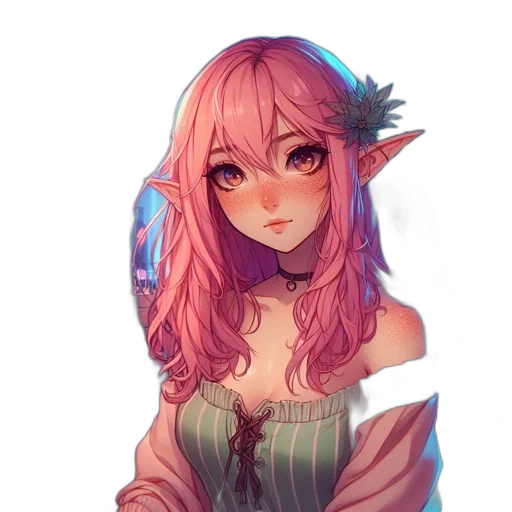 dragon, creature, staff, dress, fantasy art, anime, watercolor, pixel art transparent PNG cut-out