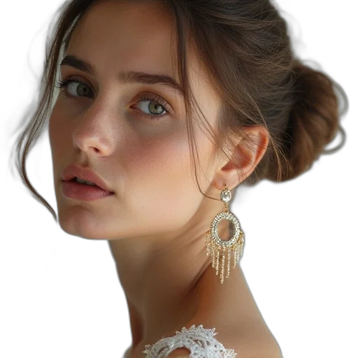 jewelry, face, crown, dress transparent PNG cut-out