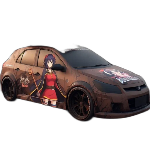 car, weapon, anime, concept art, 3d render, fantasy art, post-apocalyptic, setting transparent PNG cut-out
