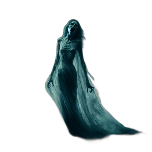 dress, creature, hair, mask, concept art, fantasy art, 3d render, photorealistic transparent PNG cut-out