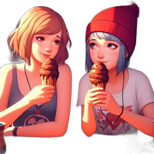 food, concept art, pixel art, 3d render, photorealistic, neon lights, snow, pastel transparent PNG cut-out