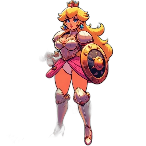 staff, dress, weapon, crown, concept art, pixel art, fantasy art, comic book art transparent PNG cut-out
