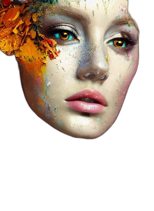 mask, face, crown, jewelry transparent PNG cut-out