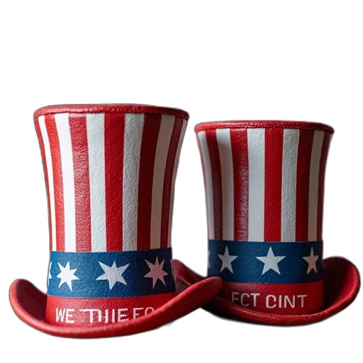 hat, set, patriotic, hats transparent PNG cut-out