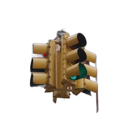 weapon, jewelry, staff, crown, 3d render, traffic, light, green transparent PNG cut-out