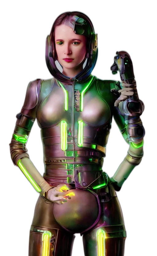 robot, jacket, weapon, dress transparent PNG cut-out