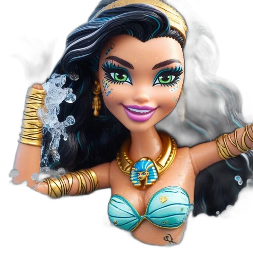 jewelry, fantasy art, cartoon, concept art, 3d render, underwater, aquatic, scene transparent PNG cut-out
