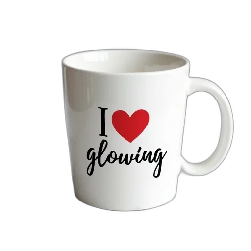 jewelry, white, ceramic, mug, black, text, design, reads transparent PNG cut-out