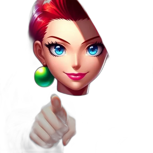 staff, face, jewelry, weapon, 3d render, concept art, fantasy art, cartoon transparent PNG cut-out