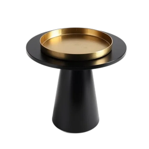 jewelry, crown, furniture, staff, 3d render, black, round, table transparent PNG cut-out